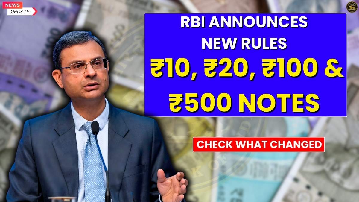 RBI Issues Fresh Guidelines on ₹10, ₹20, ₹100 & ₹500 Notes Every Citizen Must Know