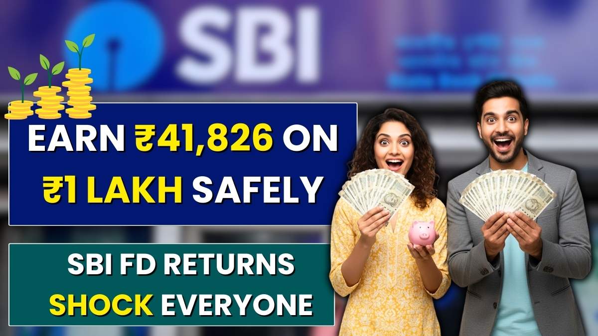 SBI’s New FD Scheme: ₹1 Lakh Deposit Gives Guaranteed ₹41,826 Return