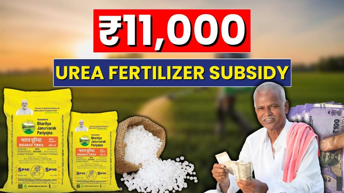 ₹11,000 Urea Subsidy Announced: Big Government Aid for Farmers, Check Eligibility